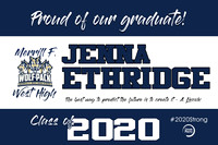 Jenna Ethridge West High Yard Sign